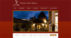 Desktop Screenshot of phuketkataresort.net